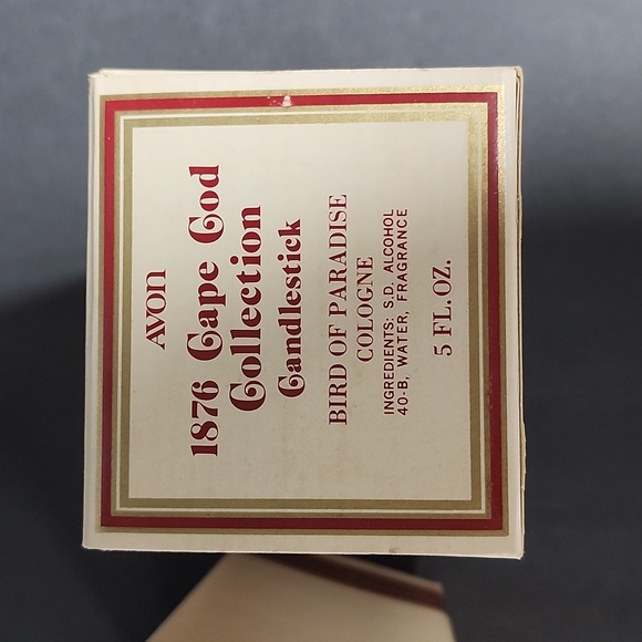 Avon 1876 Cape Cod Collection candle stick set cologne bottles - Picture 3 of 6